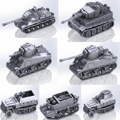 1:100 Tanks 坦克集合 